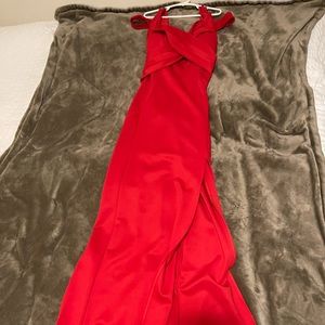 MACY’S RED PROM DRESS